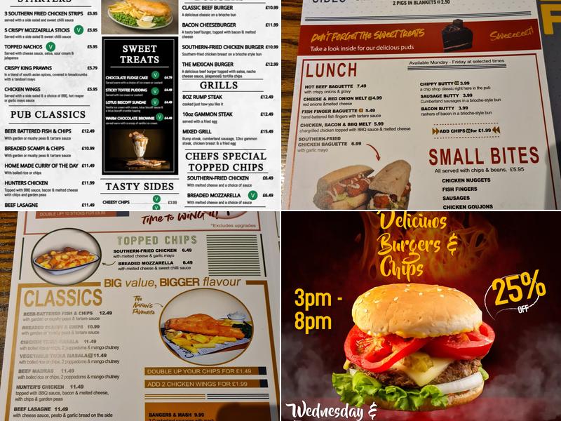 The Lady Hamilton Menu