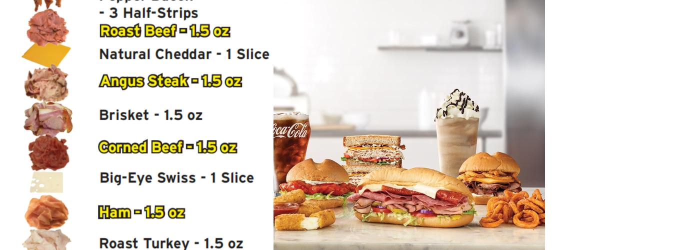 Arby's Menu