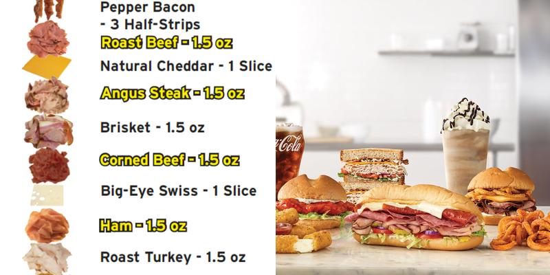 Arby's Menu