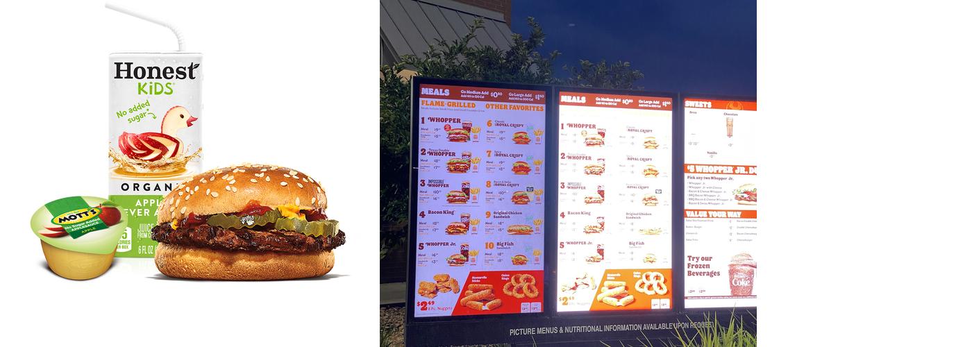 Burger King Menu