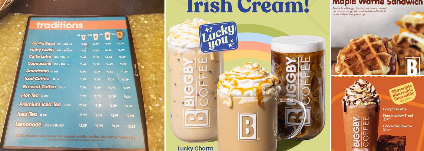 BIGGBY COFFEE Menu