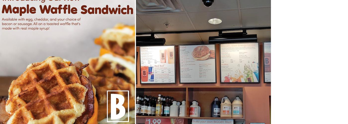 BIGGBY COFFEE Menu