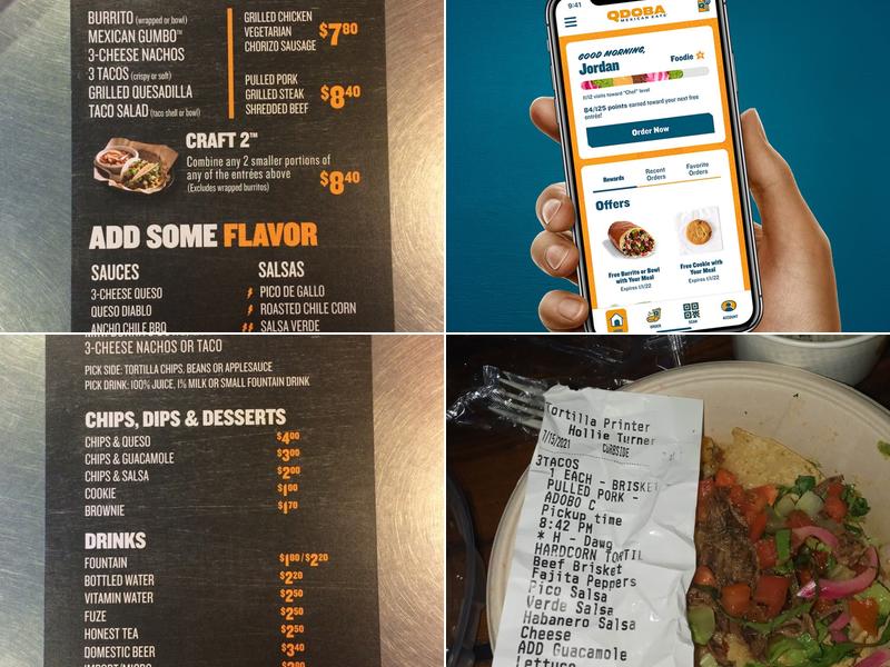 QDOBA Mexican Eats Menu
