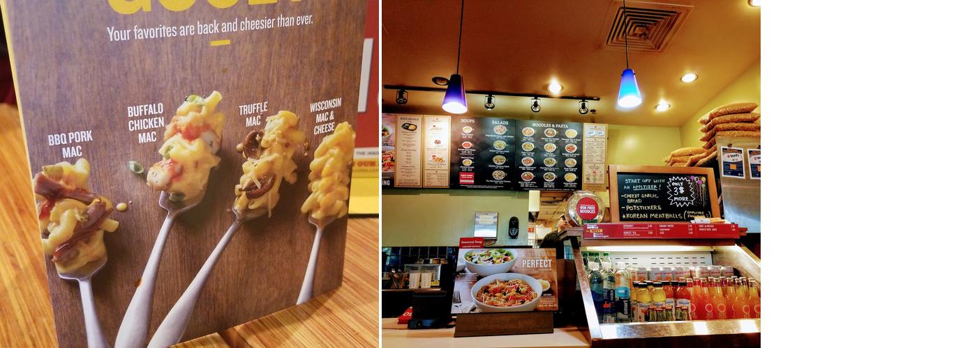 Noodles and Company Menu