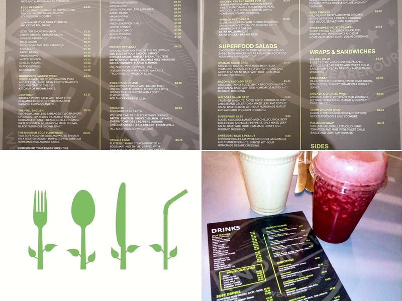 Nourish Menu