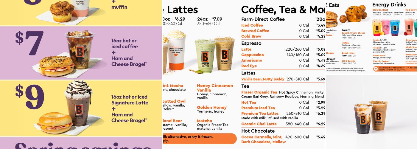 Biggby Coffee Menu