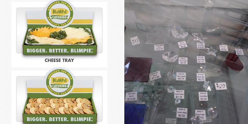 Blimpie Menu