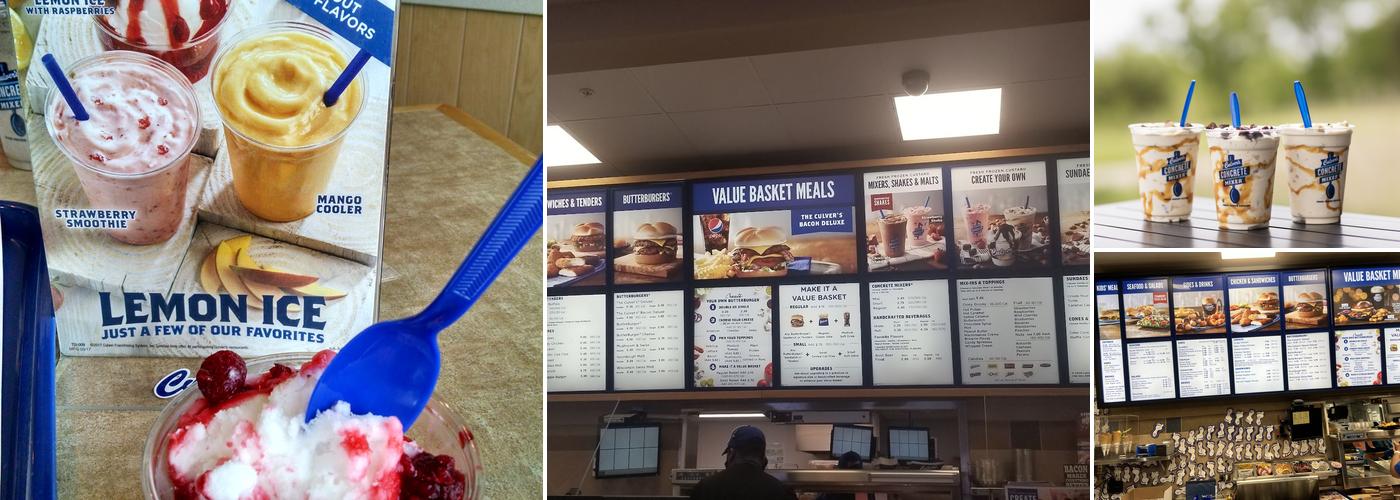 Culver’s Menu