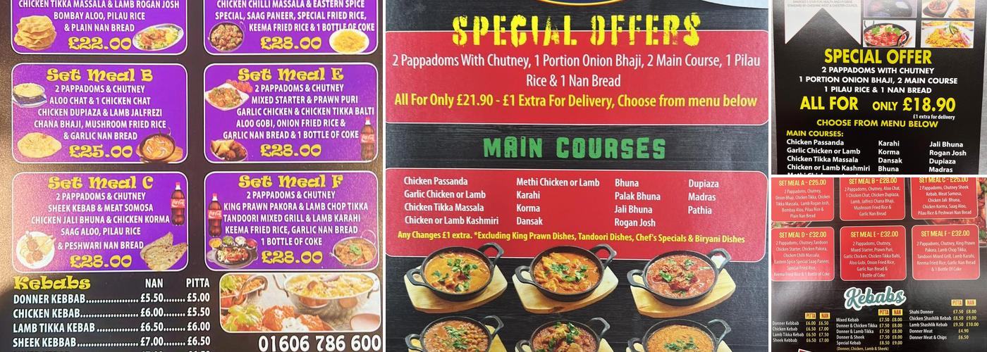 Eastern Spice Menu