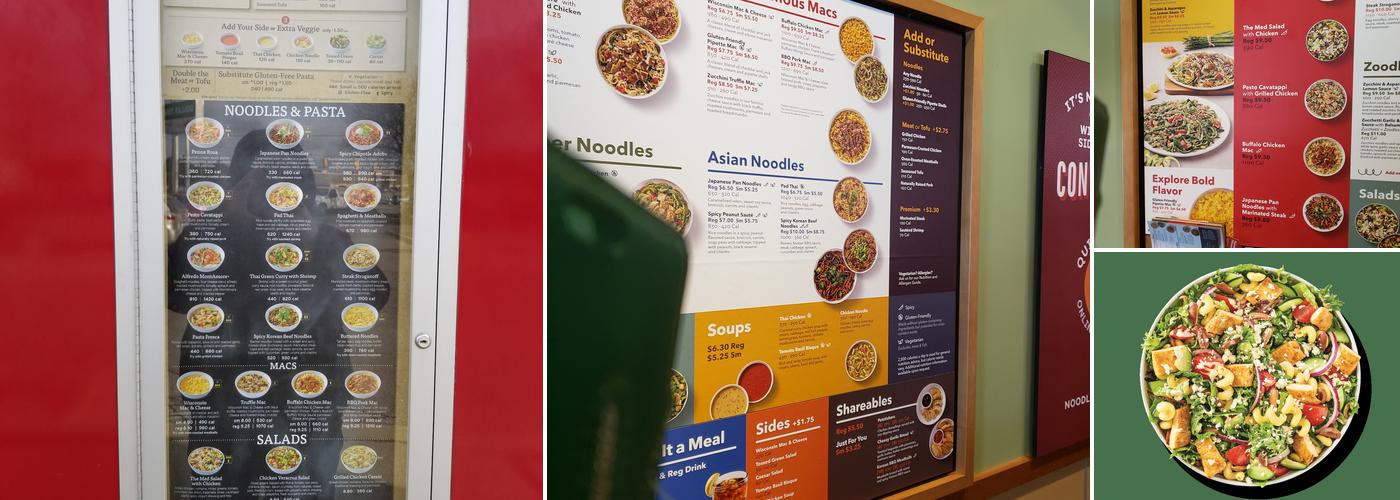 Noodles and Company Menu