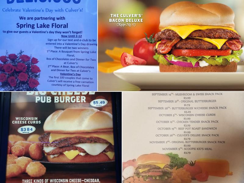 Culver’s Menu