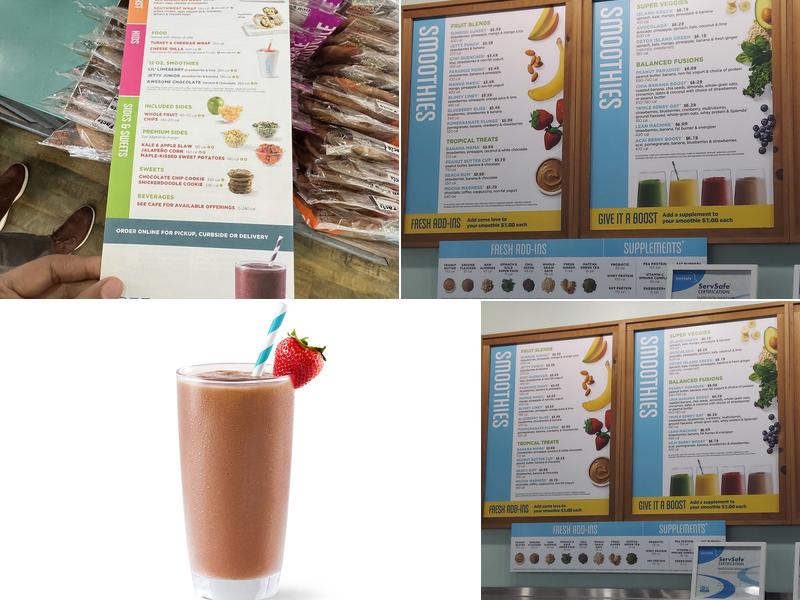 Tropical Smoothie Cafe Menu