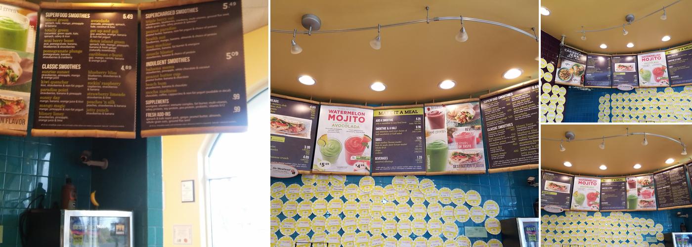 Tropical Smoothie Cafe - Grand Blanc Menu
