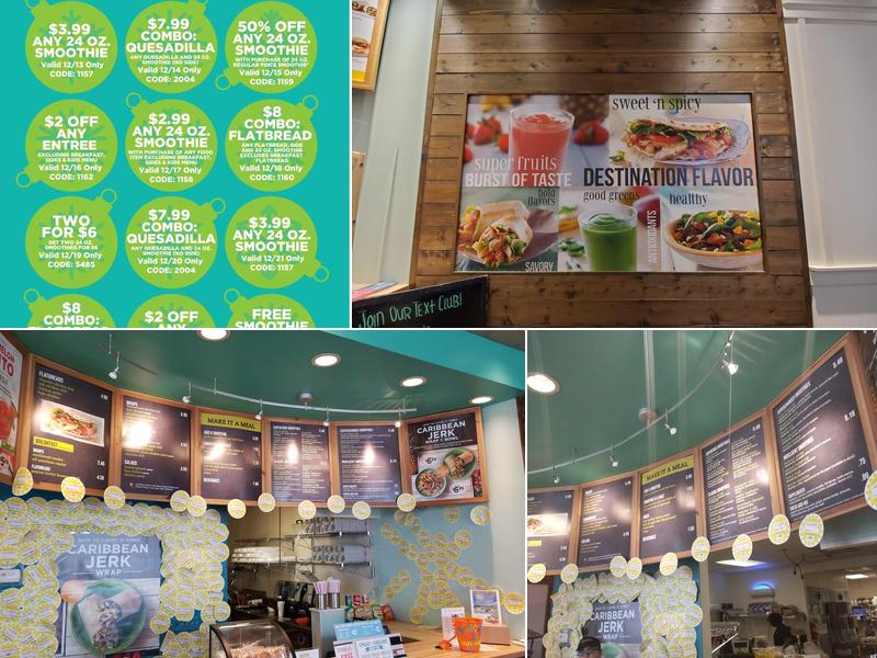 Tropical Smoothie Cafe Menu