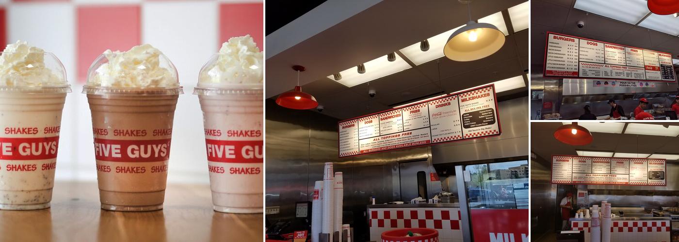 Five Guys Menu