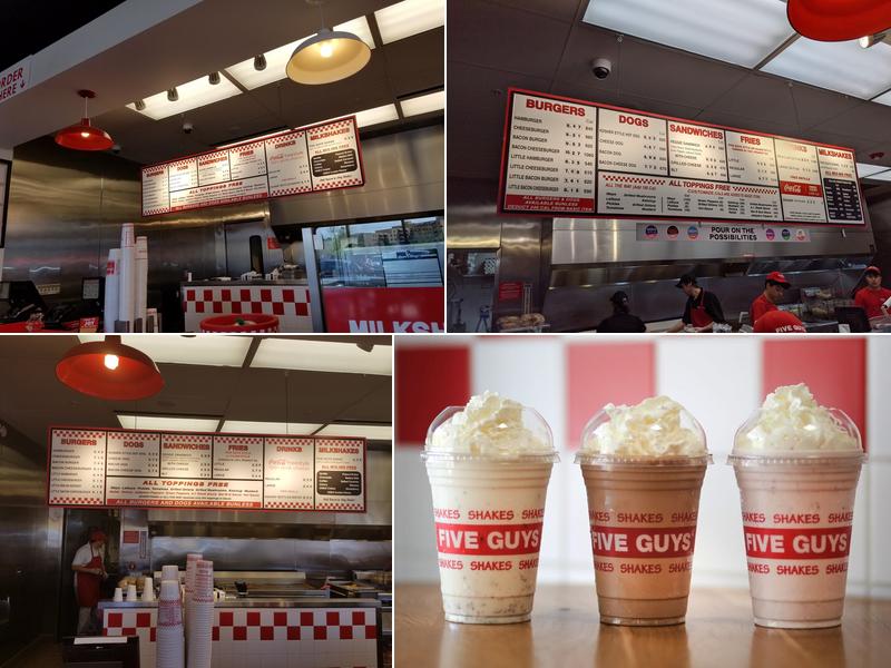 Five Guys Menu