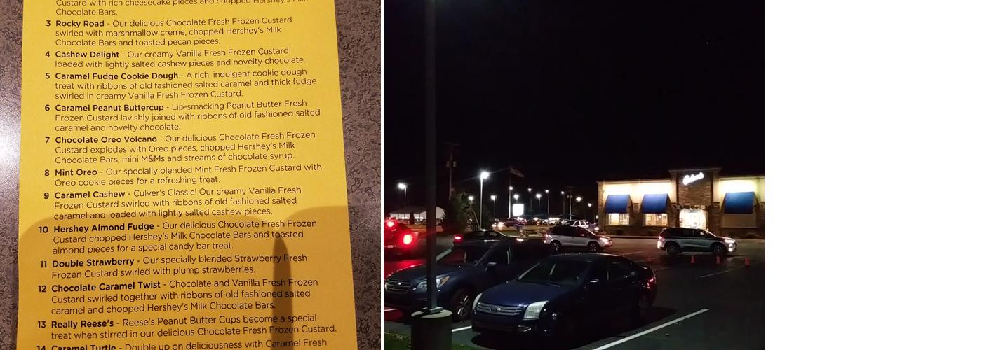 Culver’s Menu