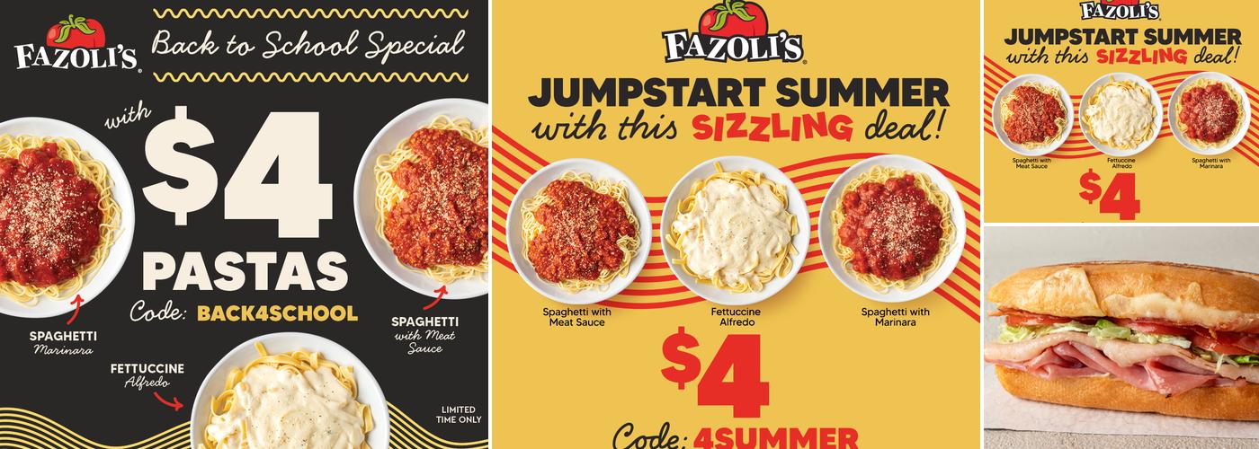 Fazoli's Menu