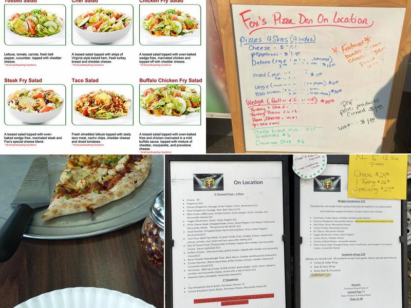 Fox’s Pizza Den Menu