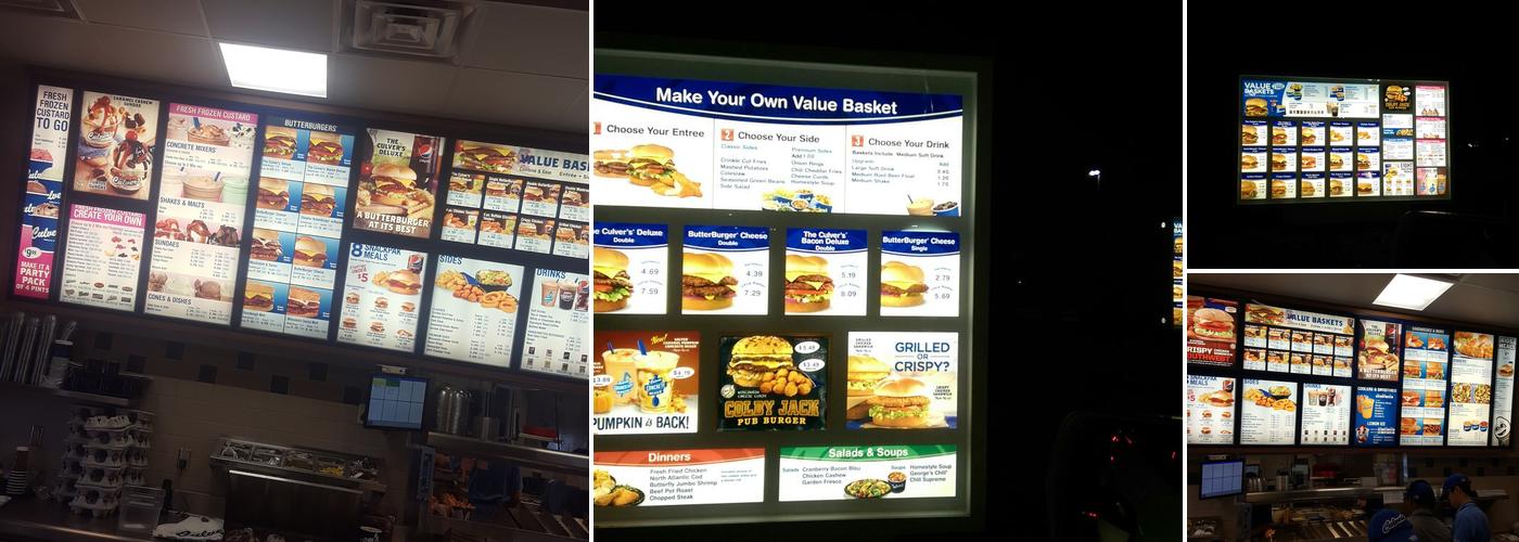 Culver’s Menu