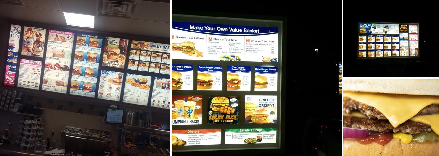 Culver’s Menu