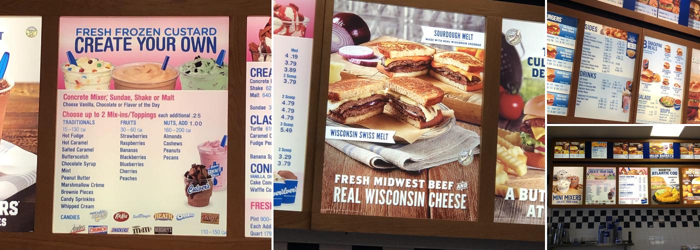Culver’s Menu