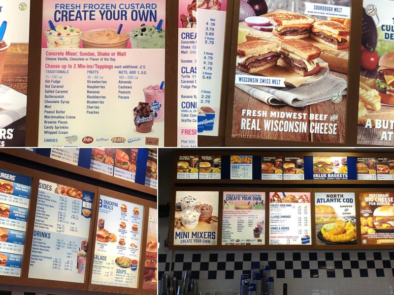 Culver’s Menu