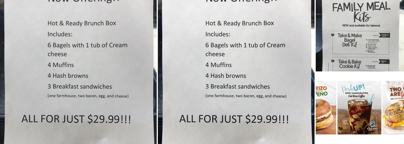 Bruegger's Bagels Menu