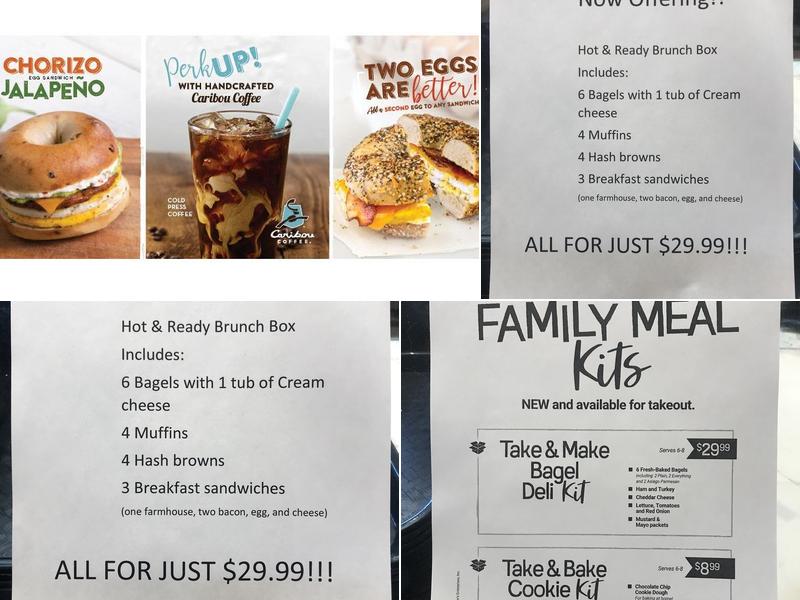 Bruegger's Bagels Menu