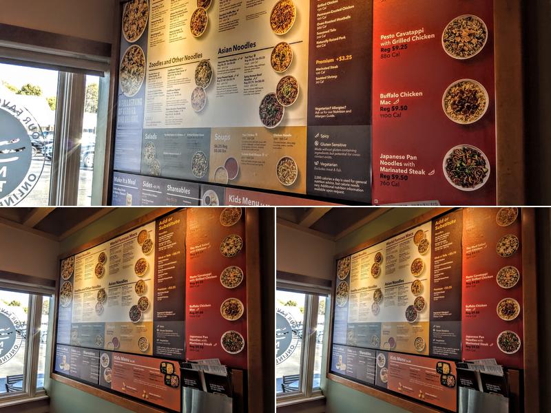 Noodles and Company Menu