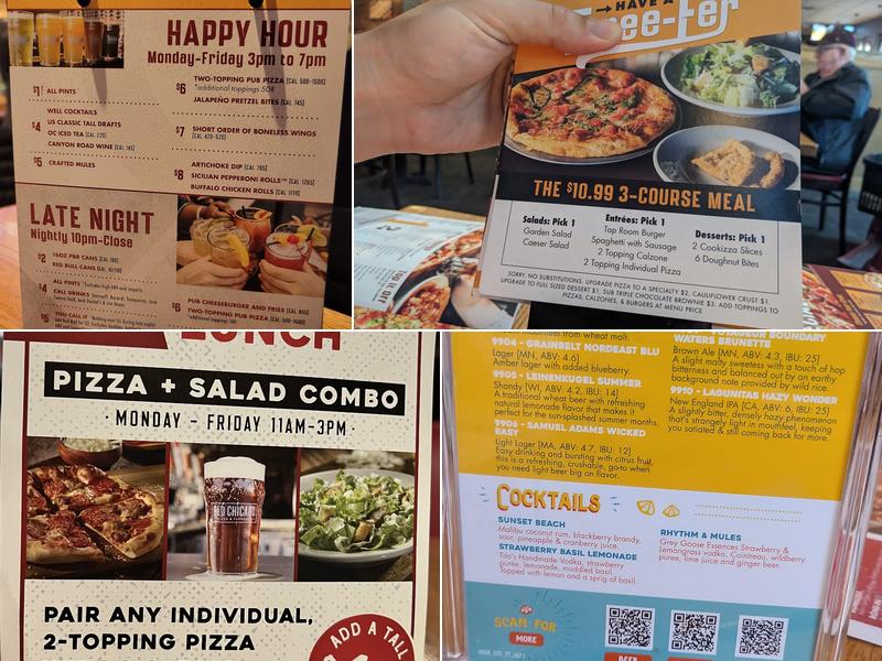 Old Chicago Pizza + Taproom Menu