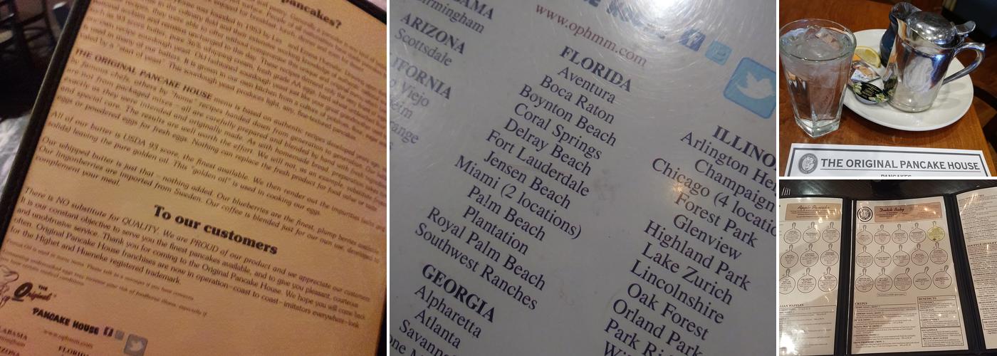 The Original Pancake House Minnetonka Menu