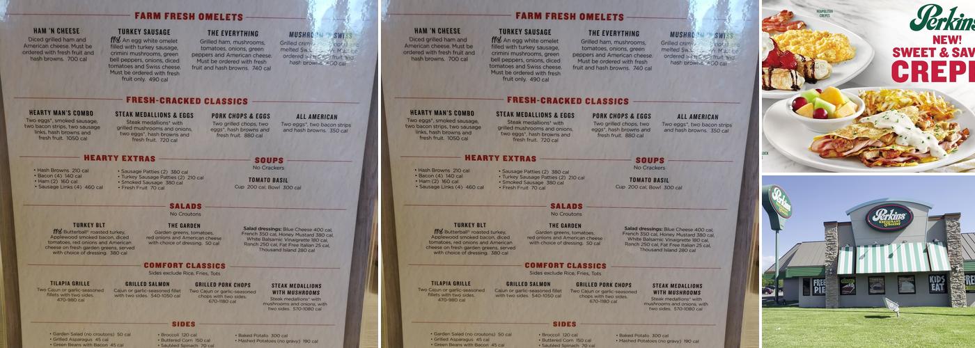 Perkins Restaurant & Bakery Menu