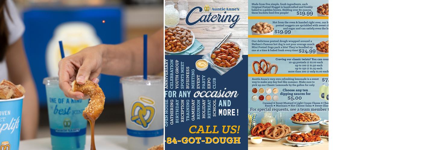 Auntie Anne's Menu