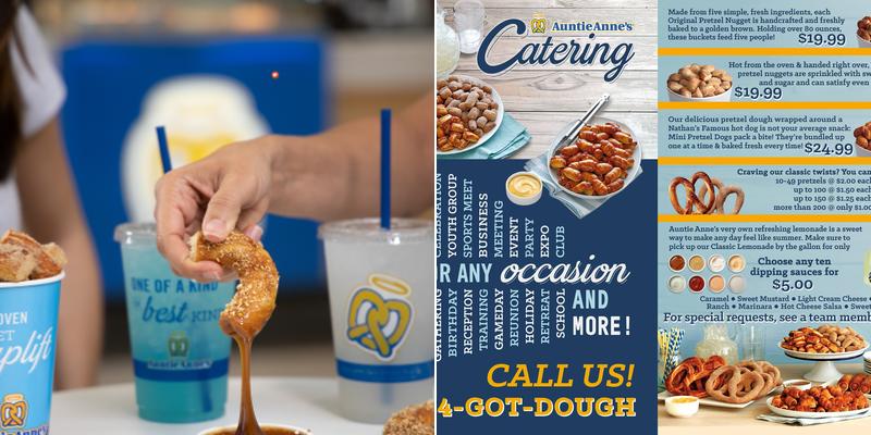 Auntie Anne's Menu