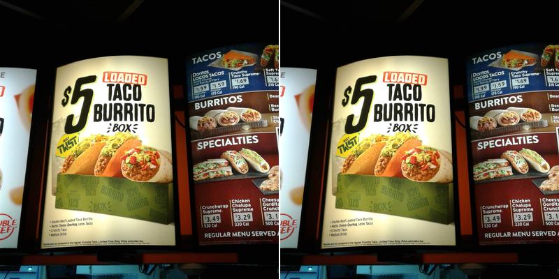 Taco Bell Menu