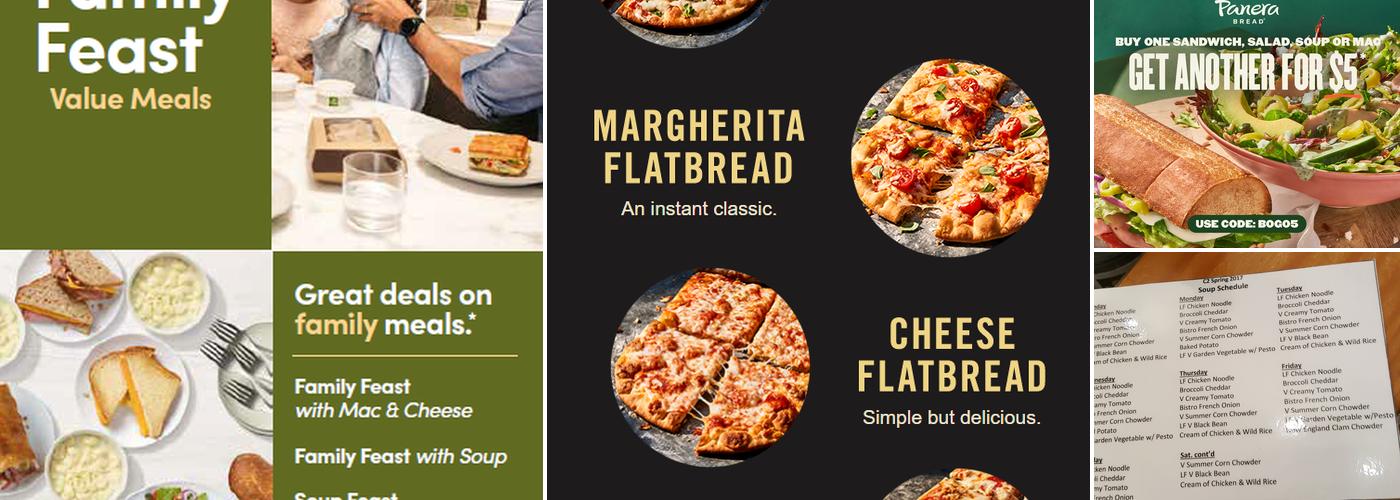 Panera Bread Menu