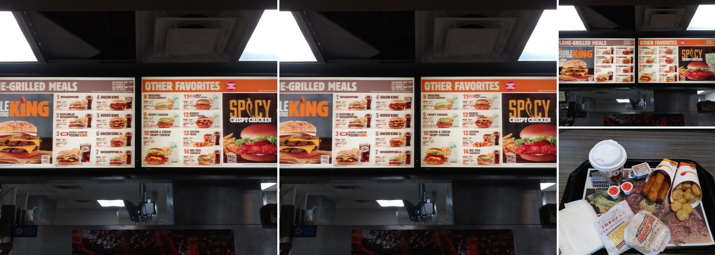 Burger King Menu