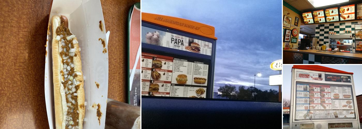 A&W Restaurant Menu