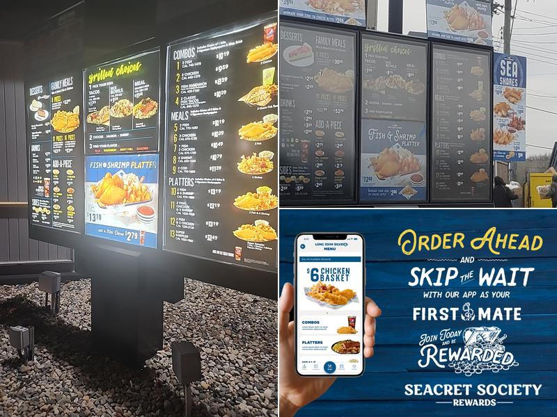 Long John Silver's Menu