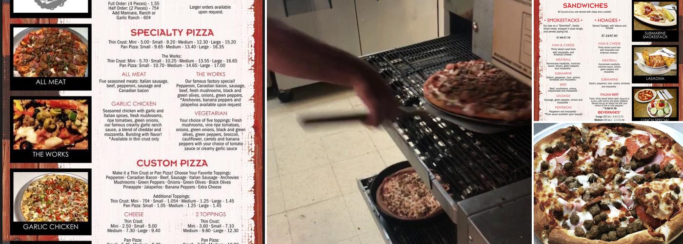 Pizza Factory Menu