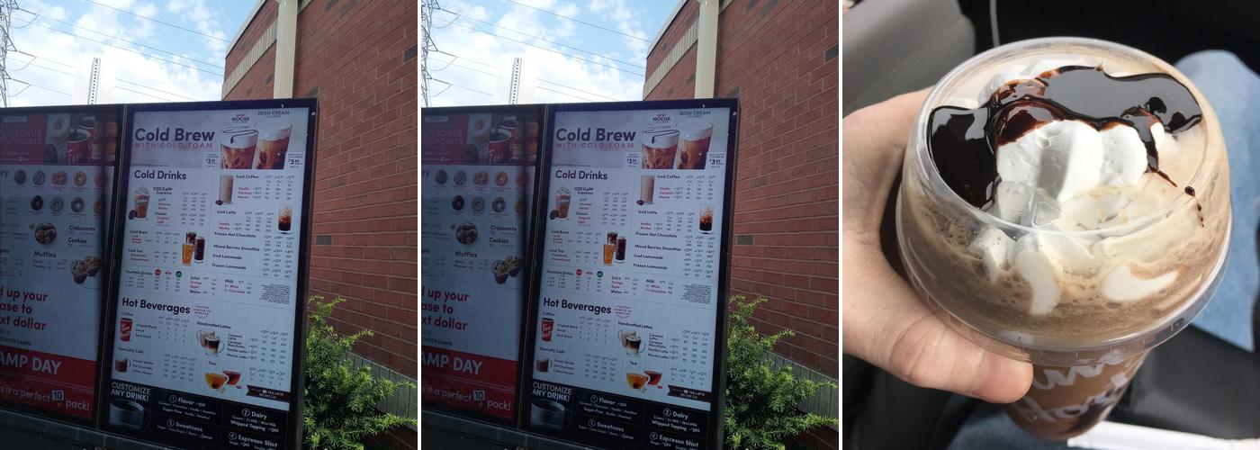 Tim Hortons Menu