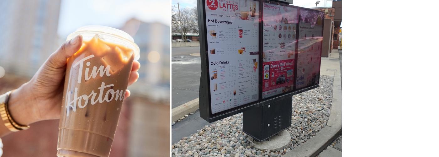 Tim Hortons Menu