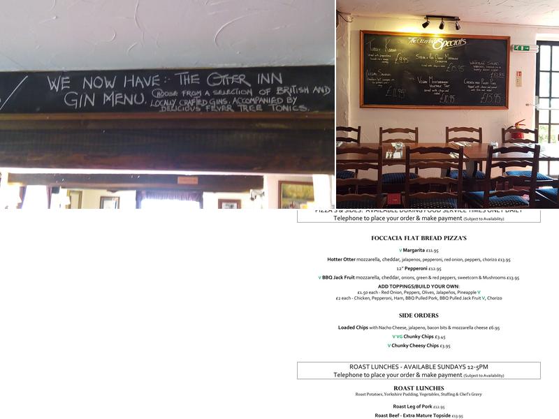 The Otter Inn Menu