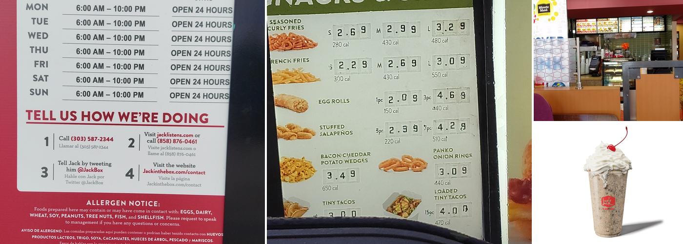 Jack In The Box Menu