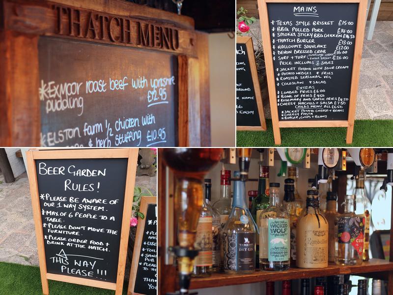 The Thatched Inn Menu