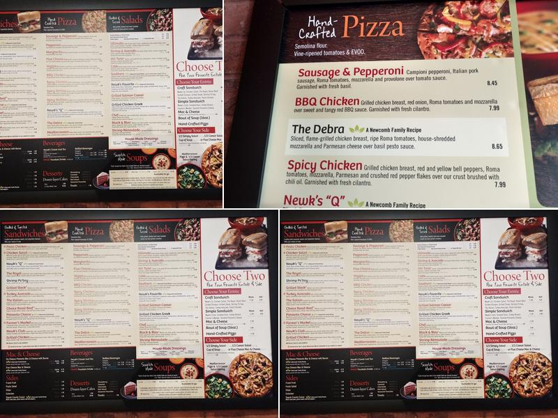 Newk's Eatery Menu