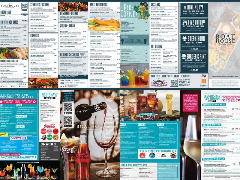 The Boat House Tavern & Grill Menu