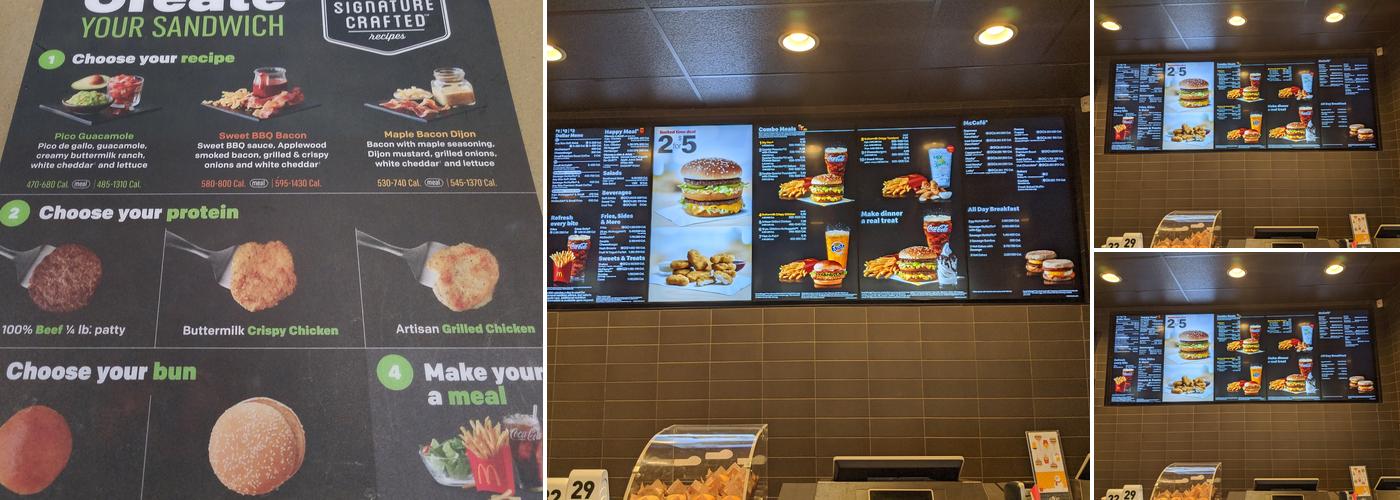 McDonald's Menu