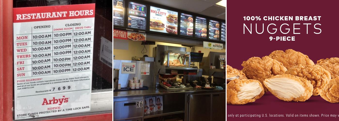 Arby's Menu